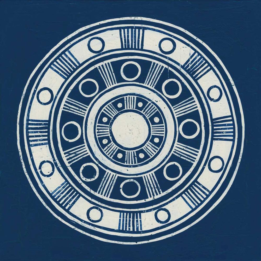 Seville II Dark Blue FB art print by Kathrine Lovell for $57.95 CAD