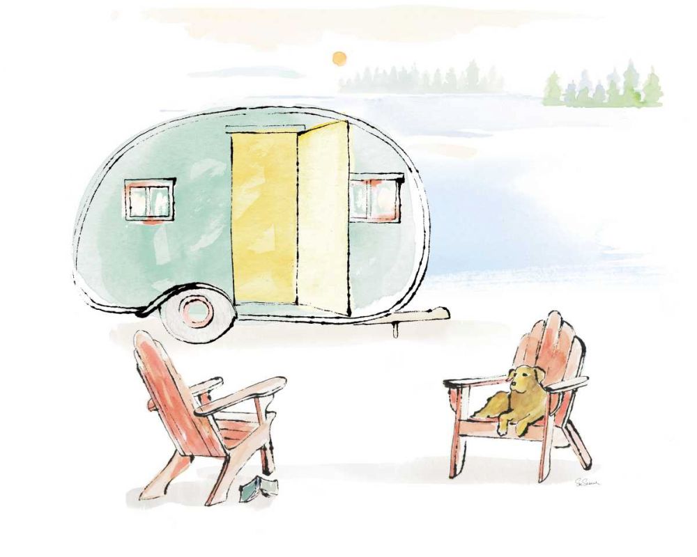 Lakeside Days V art print by Sue Schlabach for $57.95 CAD