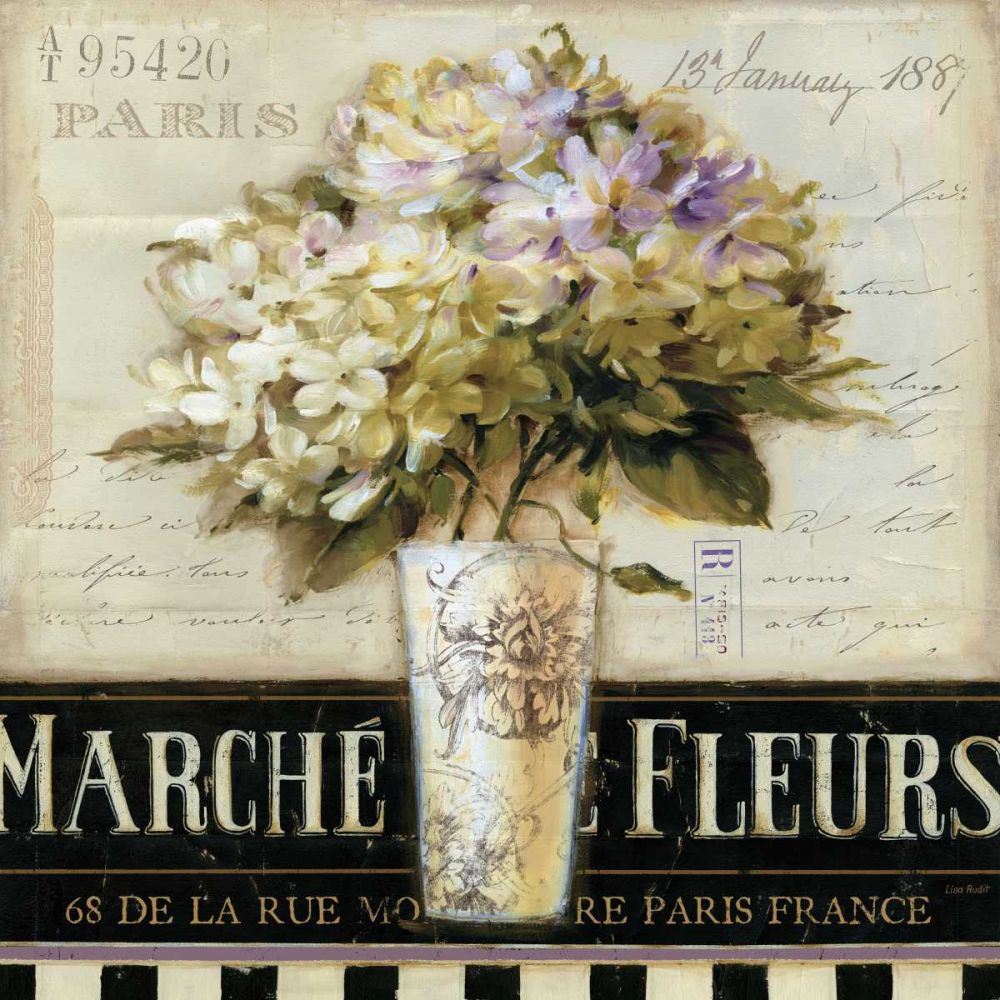 Marche de Fleurs art print by Lisa Audit for $57.95 CAD