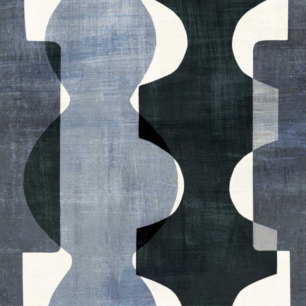 Geometric Deco I BW art print by Wild Apple Portfolio for $57.95 CAD