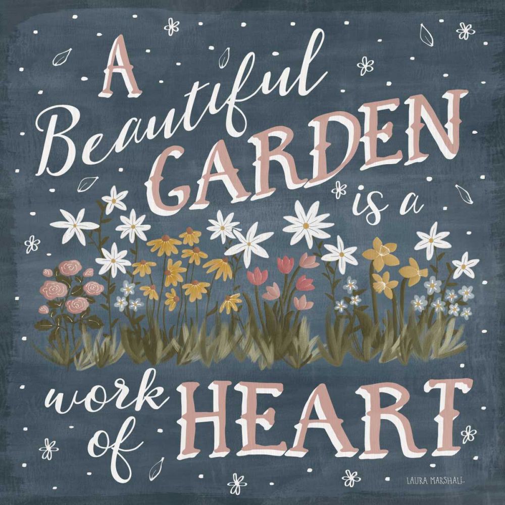 Blooming Garden IV art print by Laura Marshall for $57.95 CAD