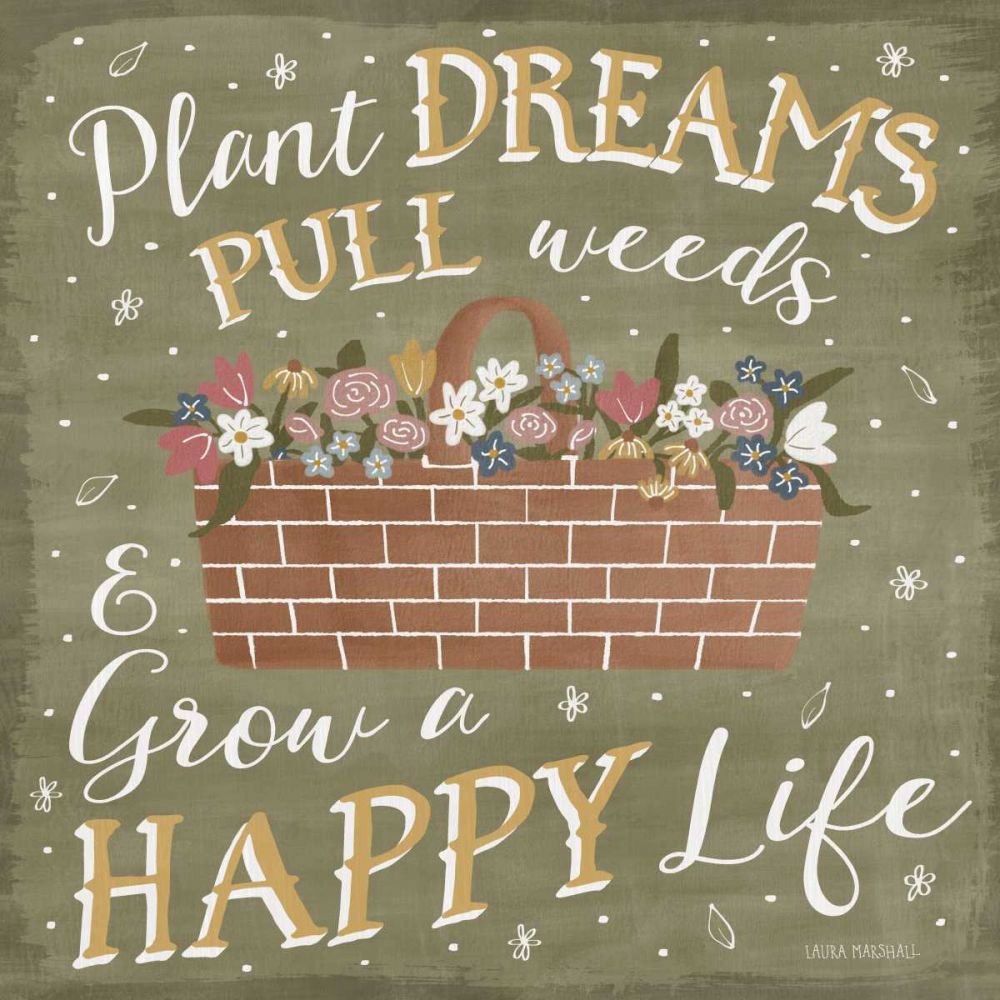 Blooming Garden V art print by Laura Marshall for $57.95 CAD