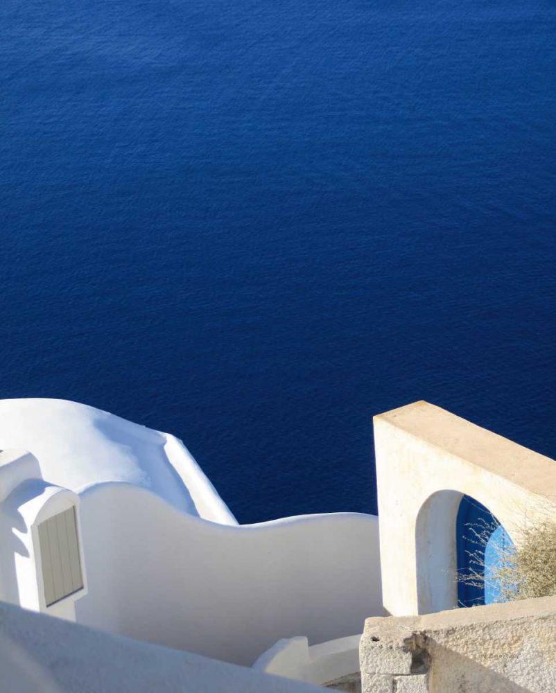 Santorini II Crop art print by Sara Zieve Miller for $57.95 CAD