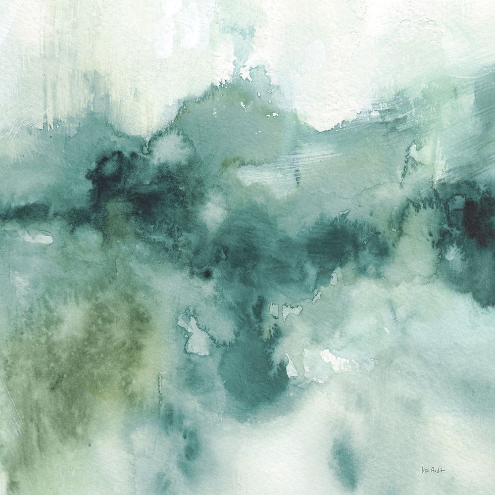 My Greenhouse Abstract I Crop Blue NG art print by Lisa Audit for $57.95 CAD