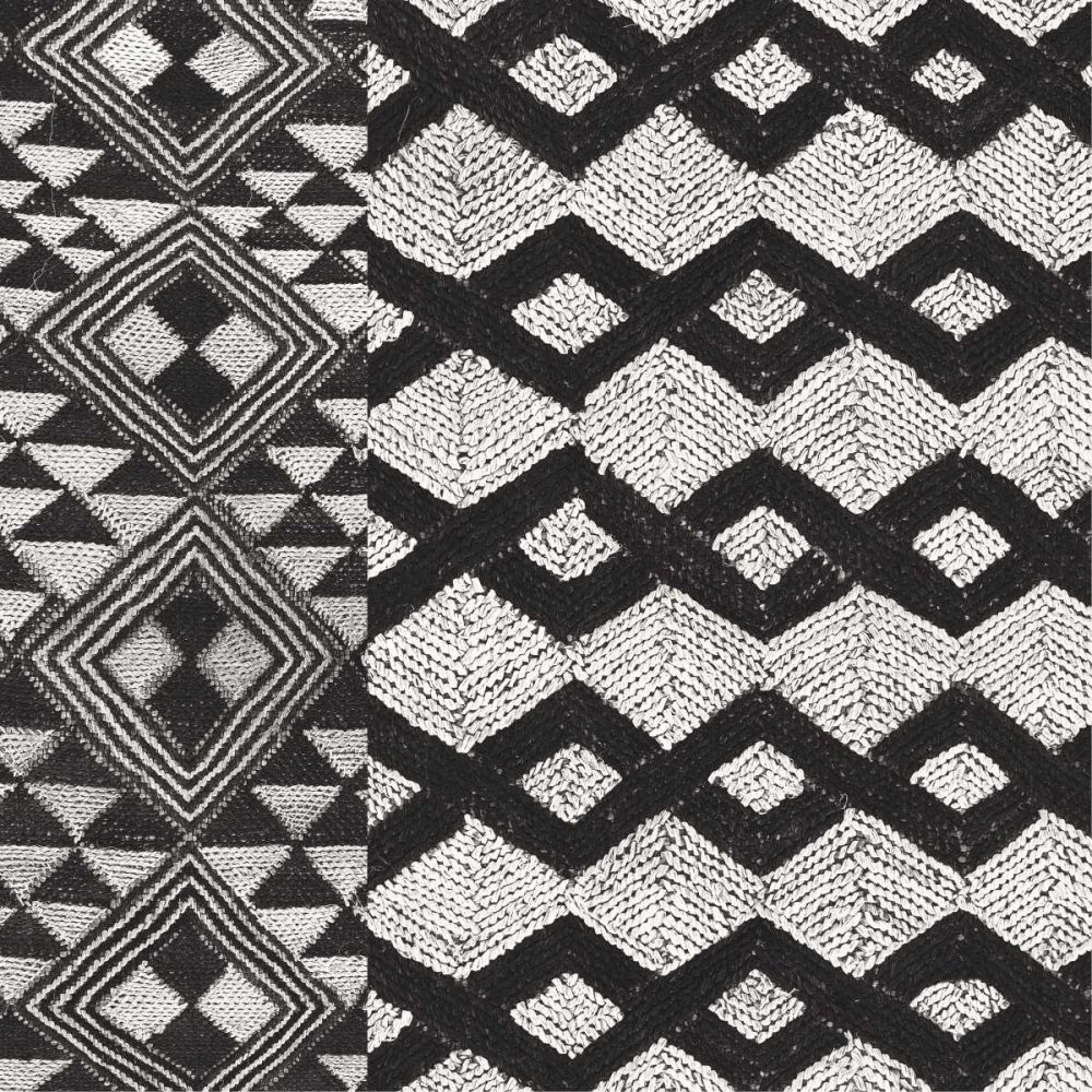 Kuba Cloth Mat I Crop BW art print by Wild Apple Portfolio for $57.95 CAD