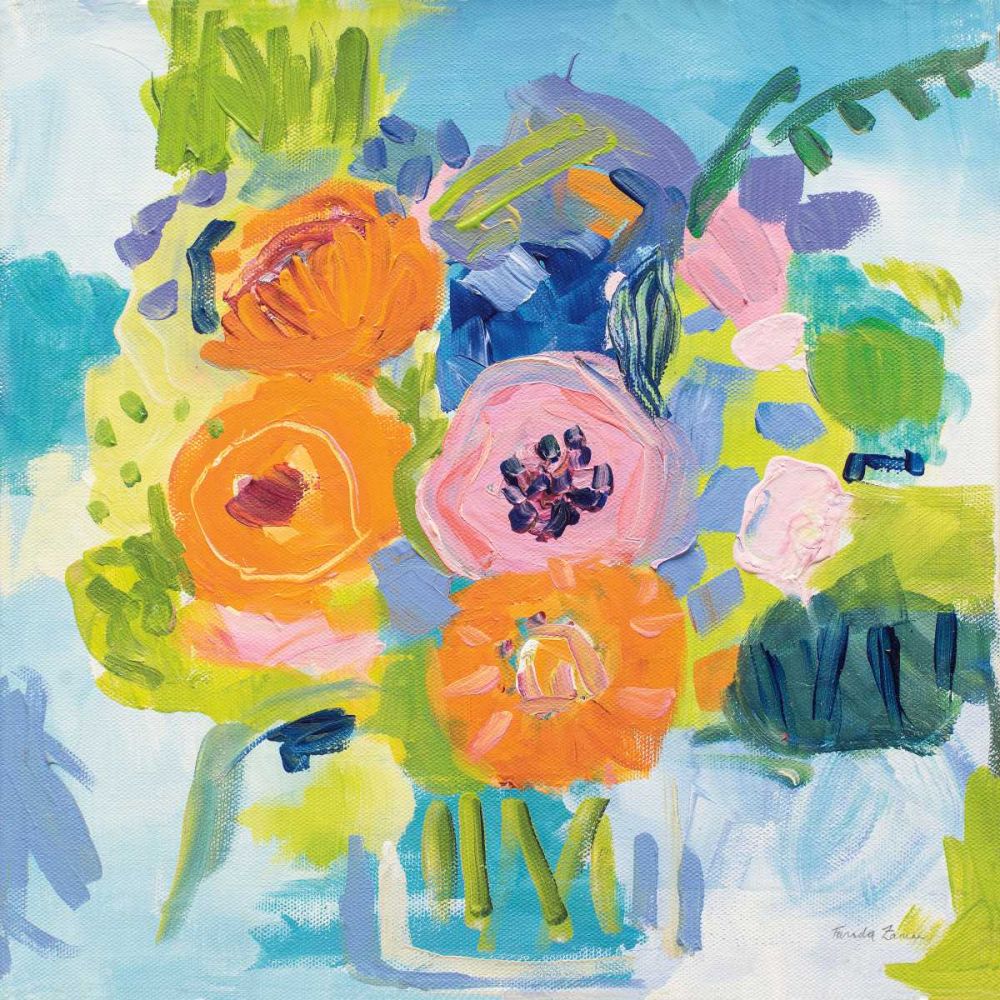 Summer Bouquet art print by Farida Zaman for $57.95 CAD
