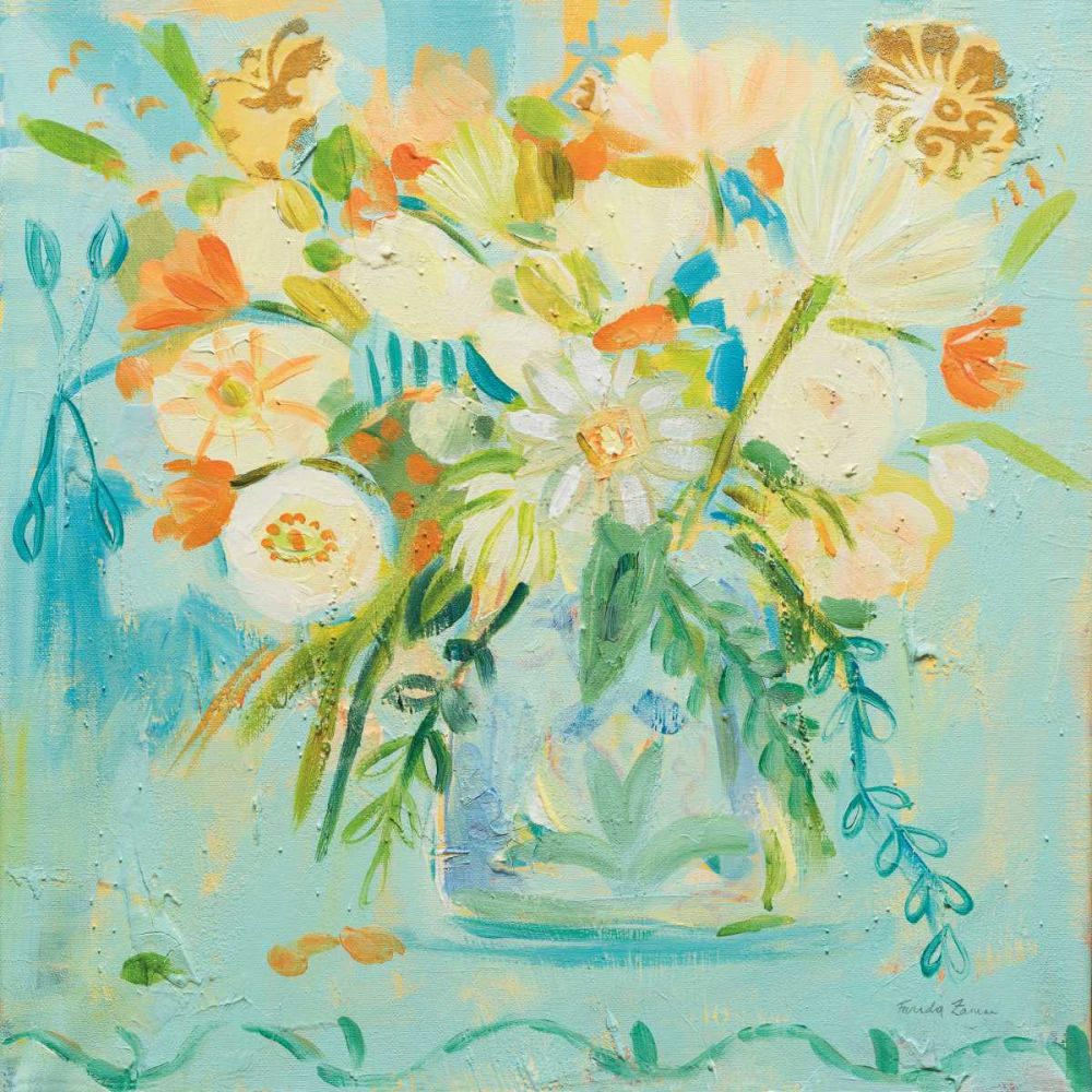 Misty Blue art print by Farida Zaman for $57.95 CAD