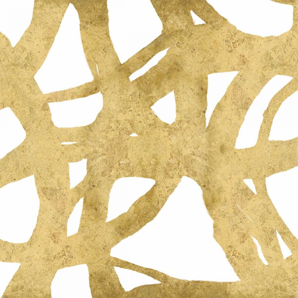 Endless Circles Front Gold II art print by Wild Apple Portfolio for $57.95 CAD