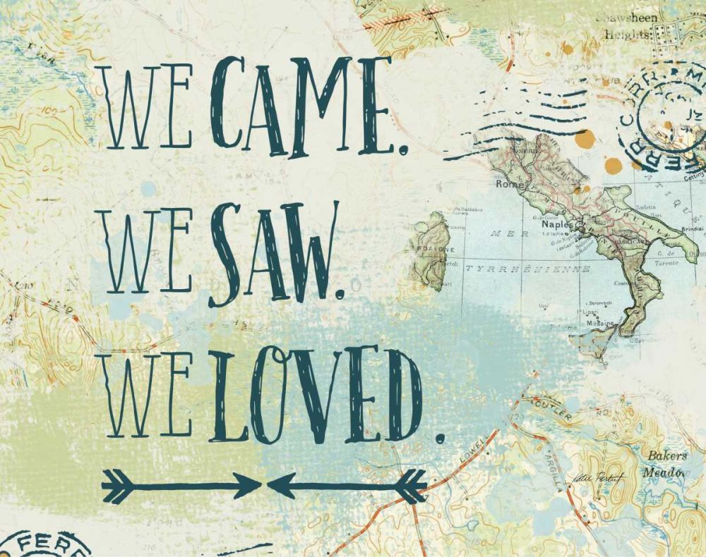 Map Sentiments III v2 art print by Katie Pertiet for $57.95 CAD