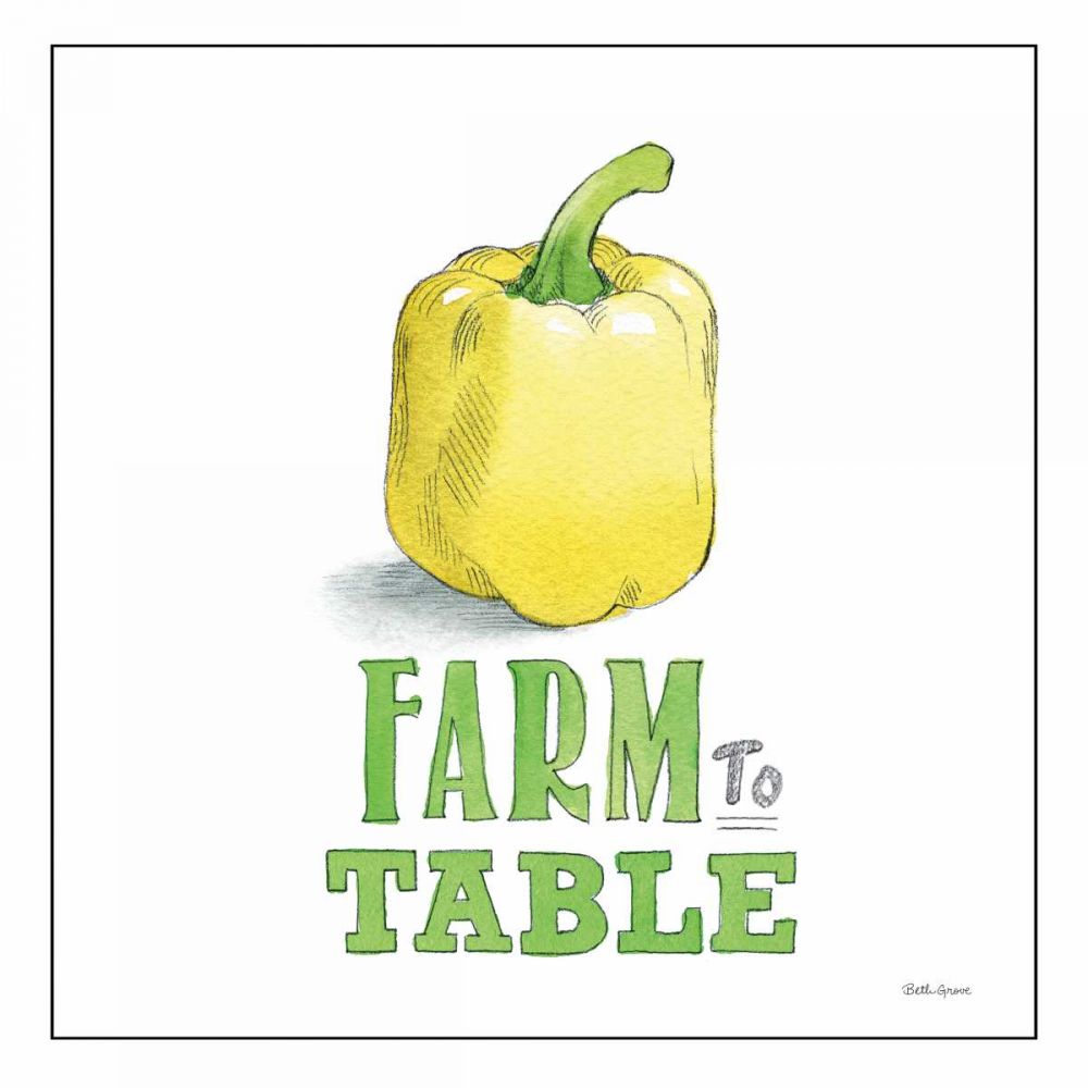 Fresh From the Garden VIII No Border Sq art print by Beth Grove for $57.95 CAD