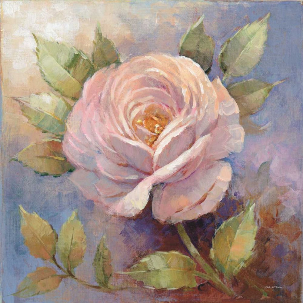 Roses on Blue IV Crop art print by Peter McGowan for $57.95 CAD