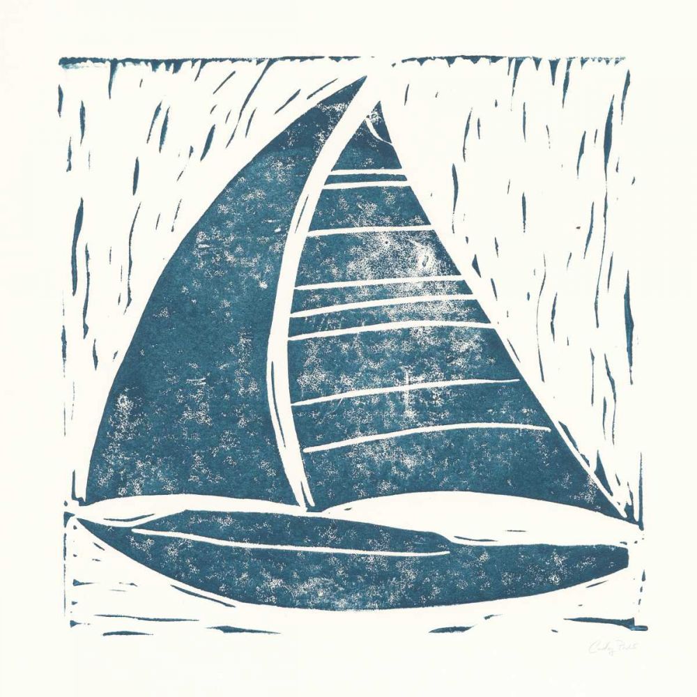 Nautical Collage on White IV art print by Courtney Prahl for $57.95 CAD