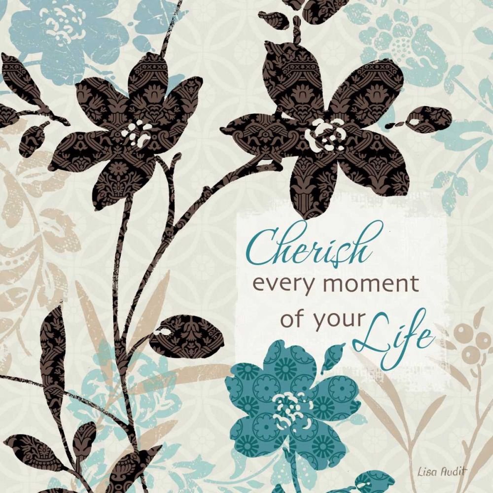 Botanical Touch Quote I art print by Lisa Audit for $57.95 CAD