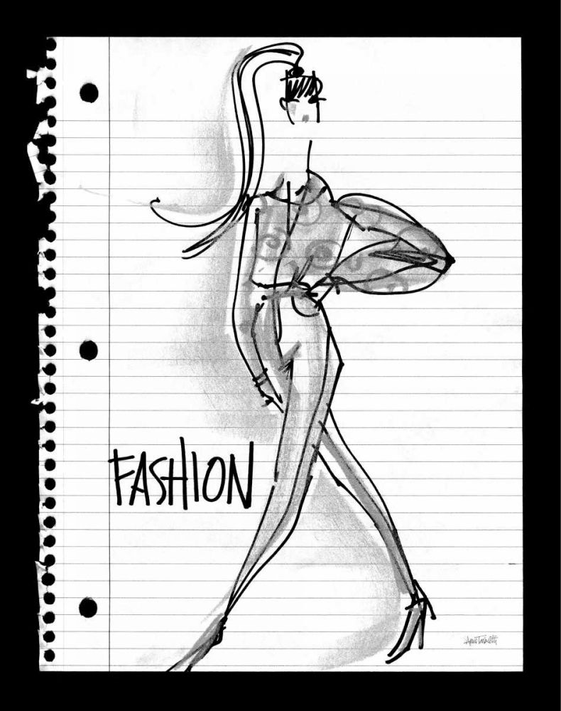 Doodle Fashion art print by Anne Tavoletti for $57.95 CAD
