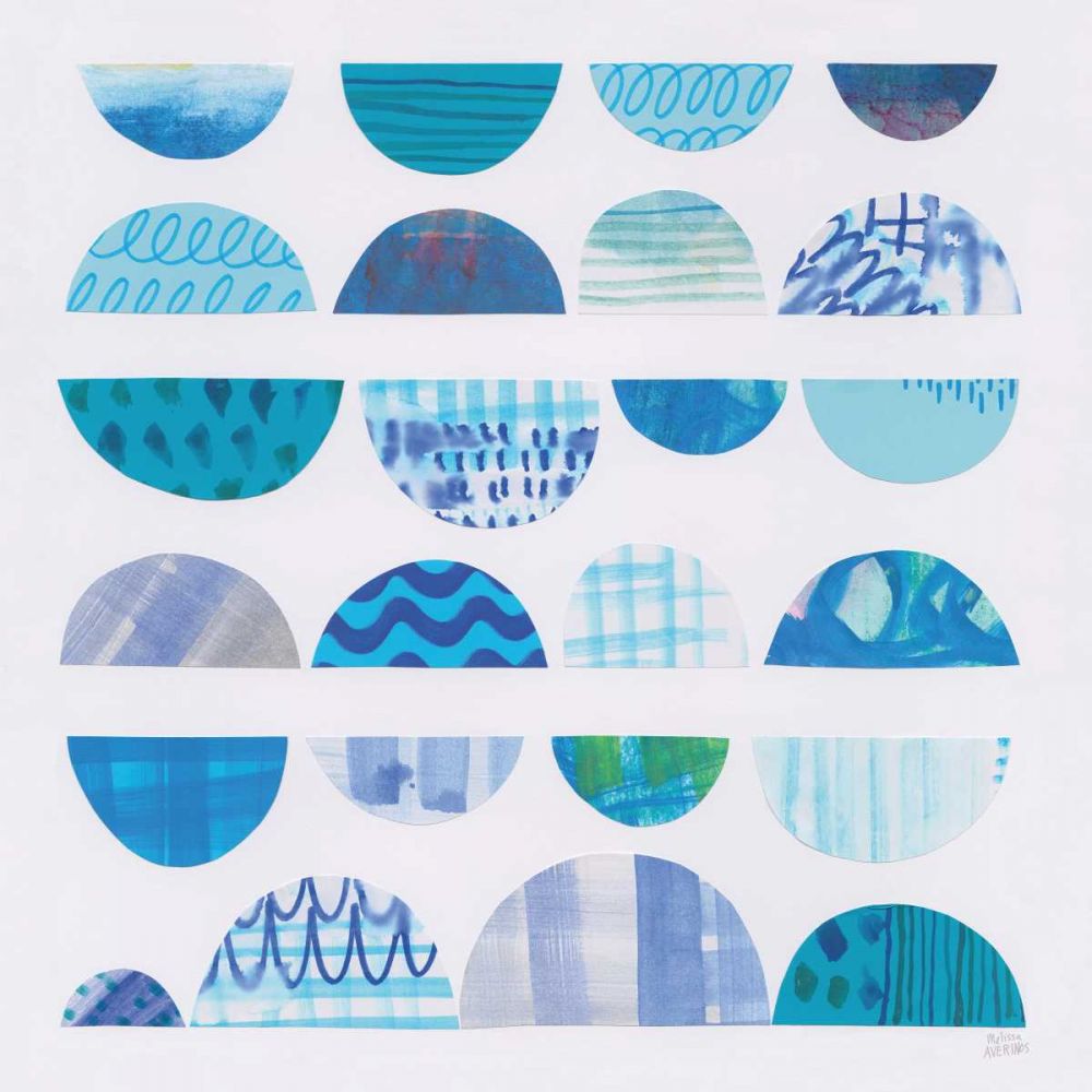 Half Moon Abstract II art print by Melissa Averinos for $57.95 CAD
