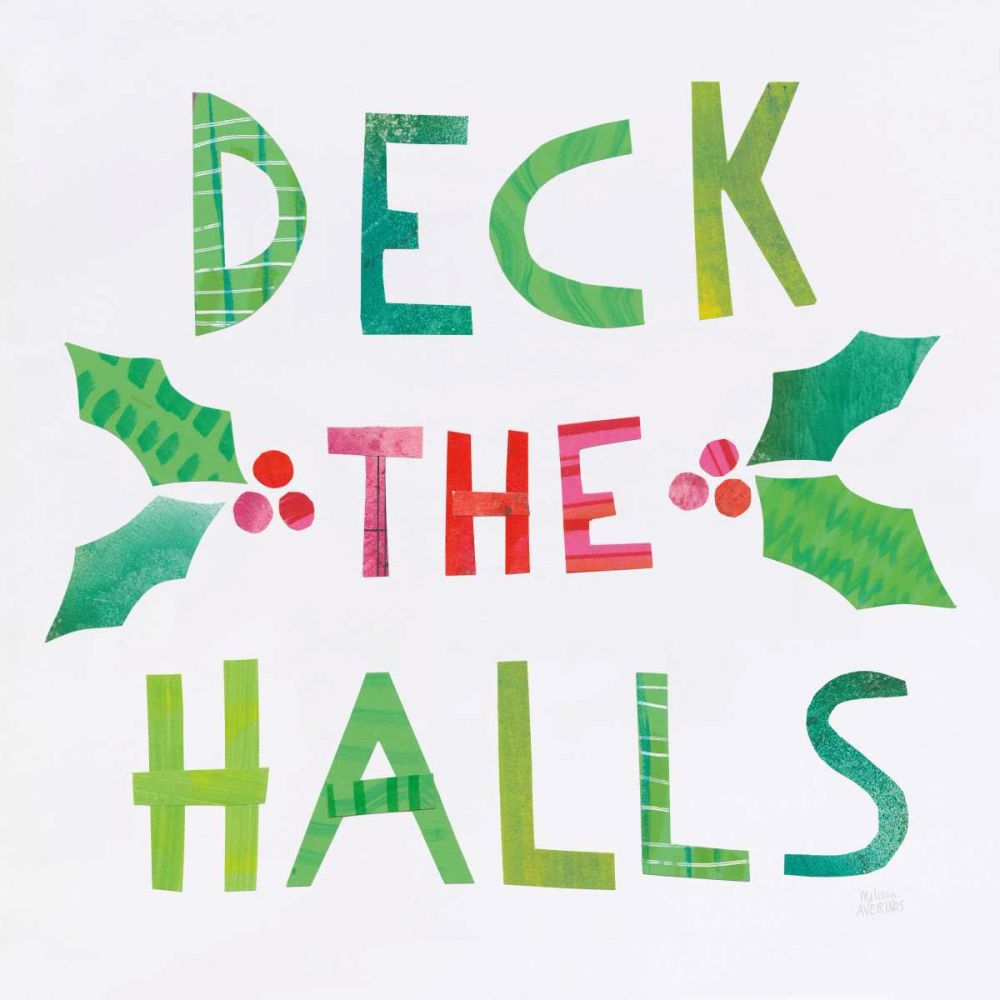 Christmas Collage II art print by Melissa Averinos for $57.95 CAD