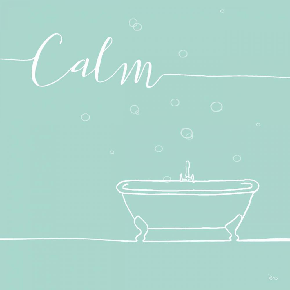Underline Bath VI Teal art print by Veronique Charron for $57.95 CAD