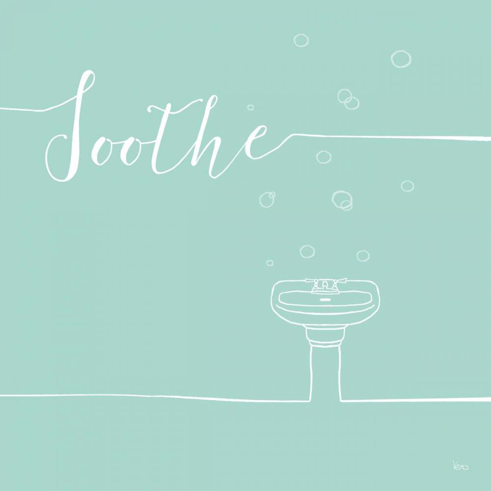 Underline Bath VIII Teal art print by Veronique Charron for $57.95 CAD
