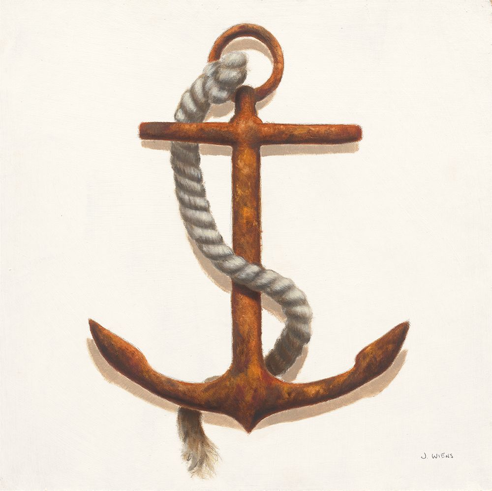 Nautical Anchor Plain art print by James Wiens for $57.95 CAD