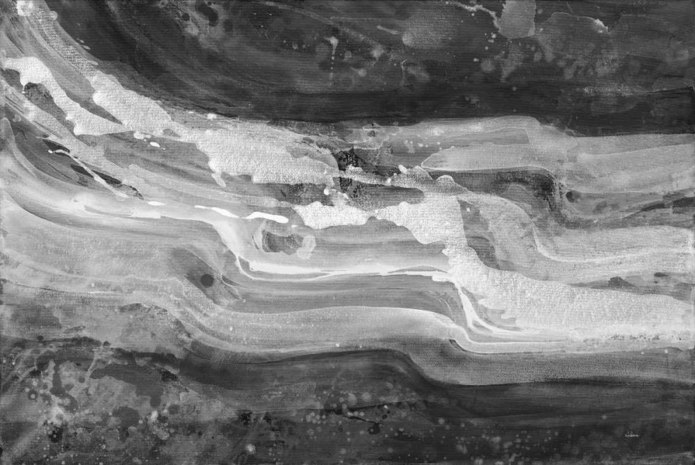 Currents Gray Black White art print by Albena Hristova for $57.95 CAD