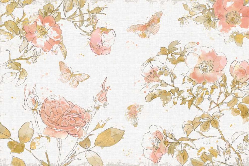Watery Blooms I art print by Katie Pertiet for $57.95 CAD