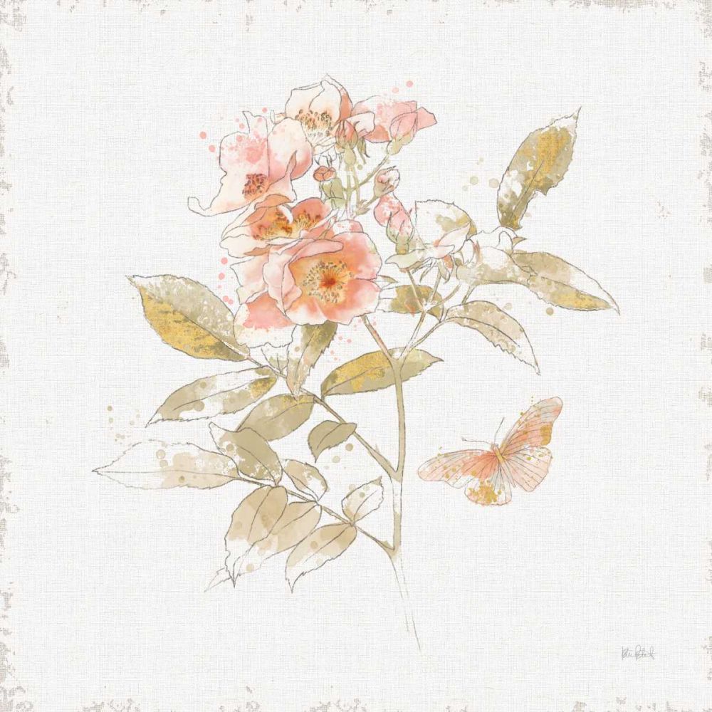 Watery Blooms VI art print by Katie Pertiet for $57.95 CAD