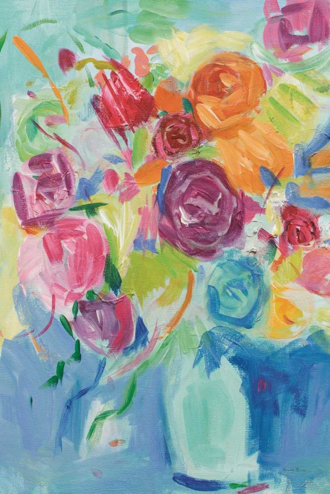 Matisse Florals Pastel Crop art print by Farida Zaman for $57.95 CAD