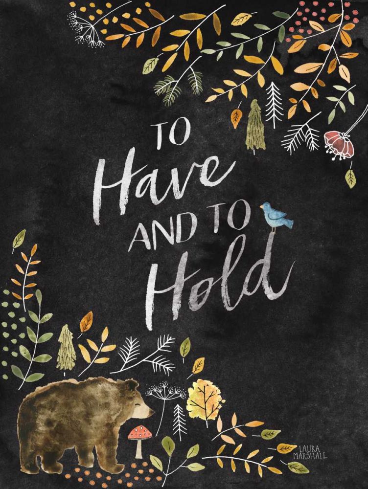 Woodland Whimsy VI Black art print by Laura Marshall for $57.95 CAD