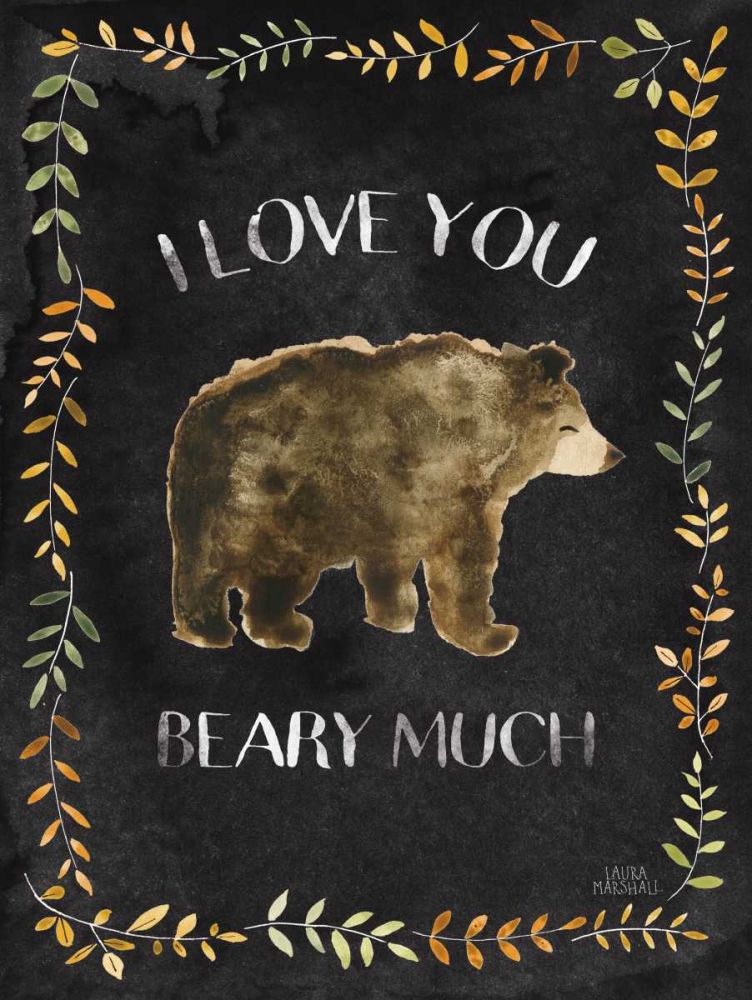 Woodland Whimsy VII Black art print by Laura Marshall for $57.95 CAD