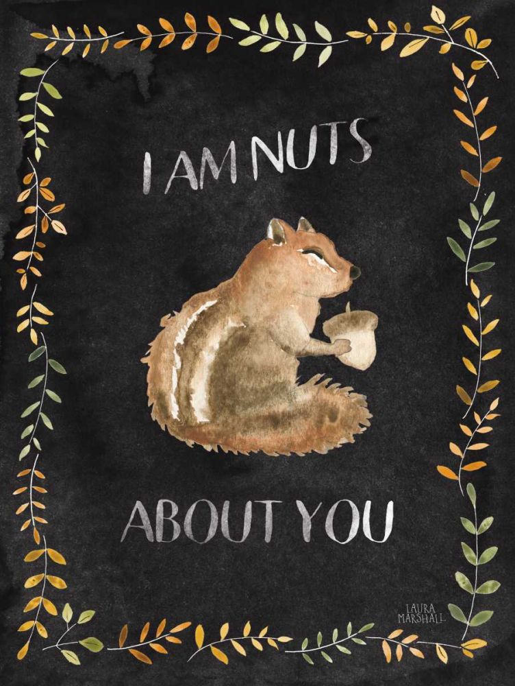 Woodland Whimsy IX Black art print by Laura Marshall for $57.95 CAD