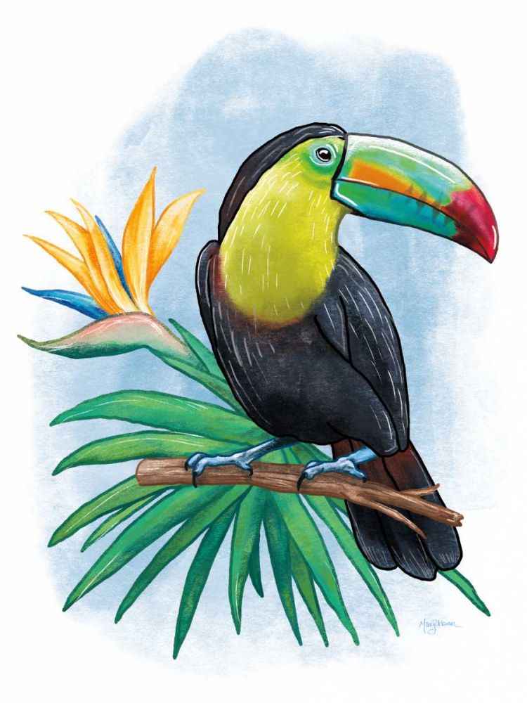 Tropical Flair IV art print by Mary Urban for $57.95 CAD