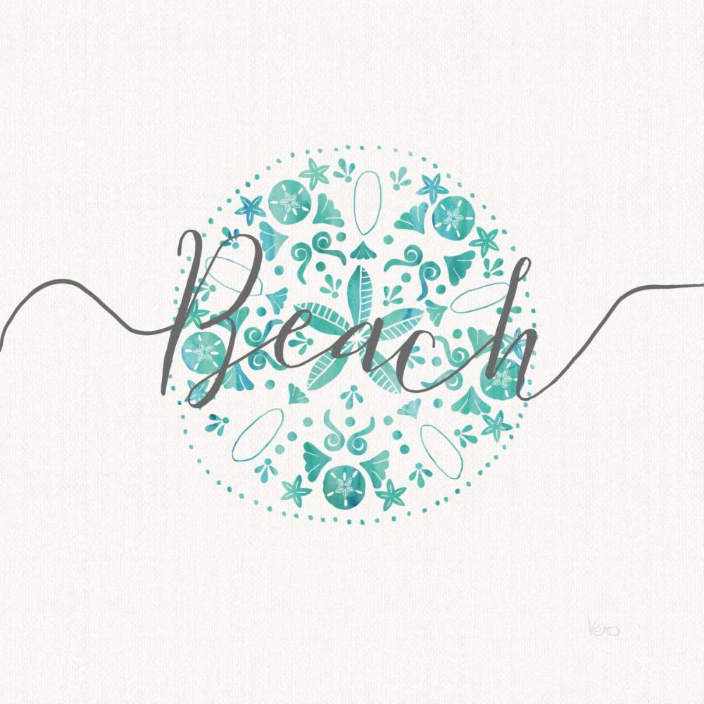 Sea Charms II Gray Words art print by Veronique Charron for $57.95 CAD