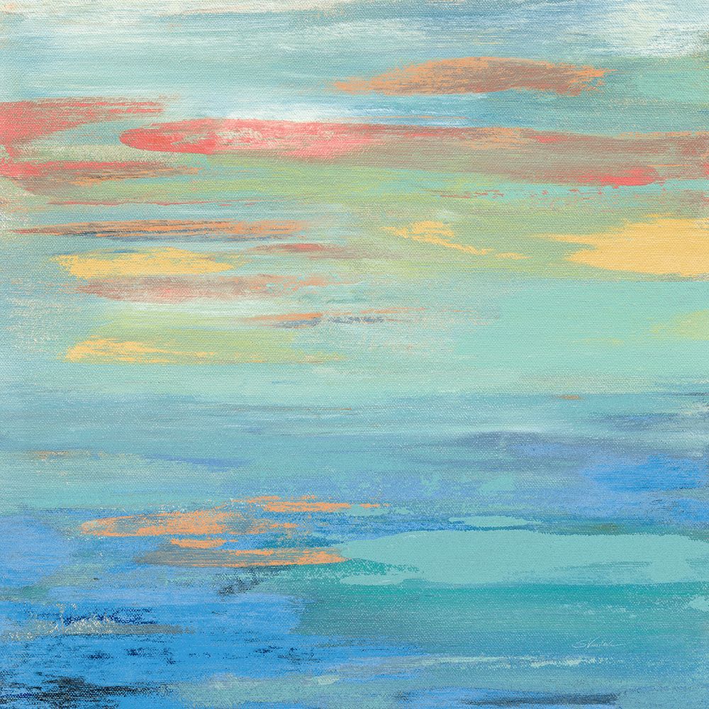 Sunset Beach I Bright art print by Silvia Vassileva for $57.95 CAD