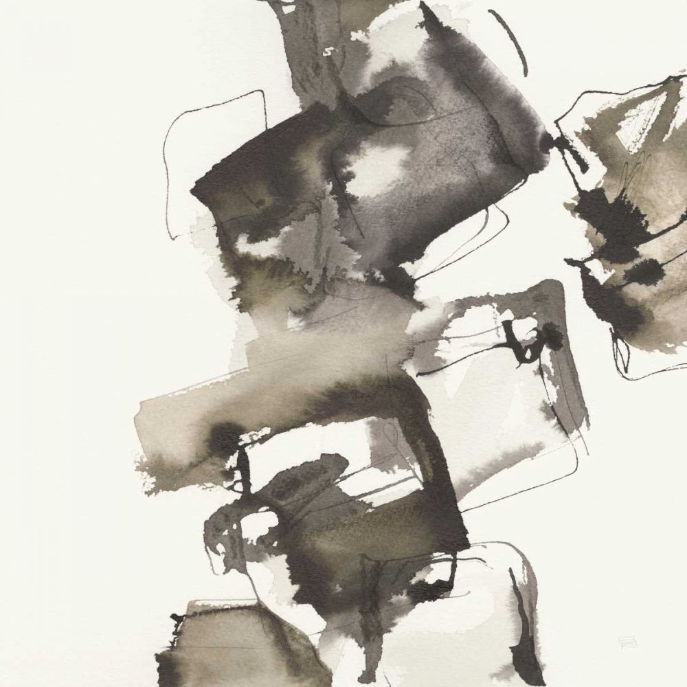 Stacked I Greige art print by Chris Paschke for $57.95 CAD