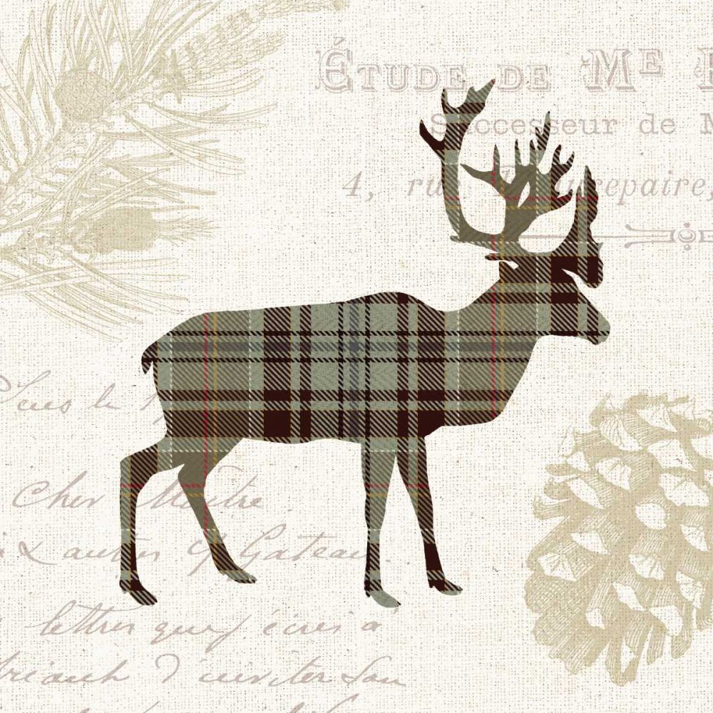 Plaid Lodge I Tan art print by Wild Apple Portfolio for $57.95 CAD