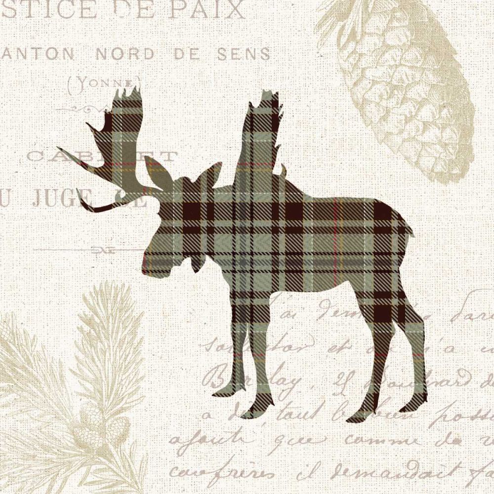 Plaid Lodge IV Tan art print by Wild Apple Portfolio for $57.95 CAD