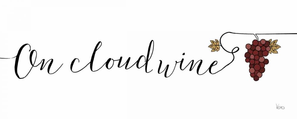 Underlined Wine IV art print by Veronique Charron for $57.95 CAD