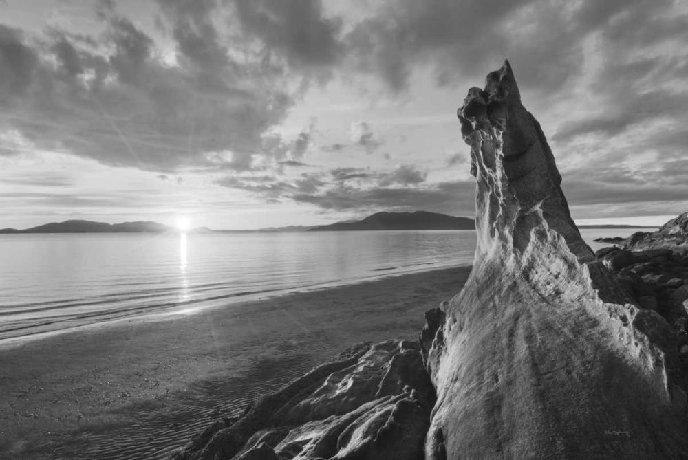 Samish Bay Sunset I BW art print by Lisa Audit for $57.95 CAD