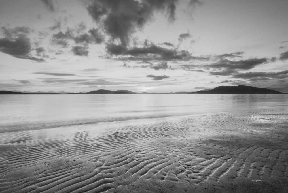 Samish Bay Sunset II BW art print by Lisa Audit for $57.95 CAD