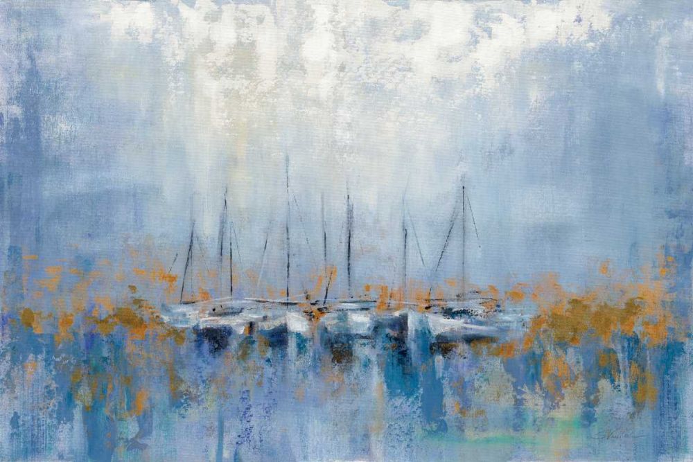 Boats in the Harbor I art print by Silvia Vassileva for $57.95 CAD