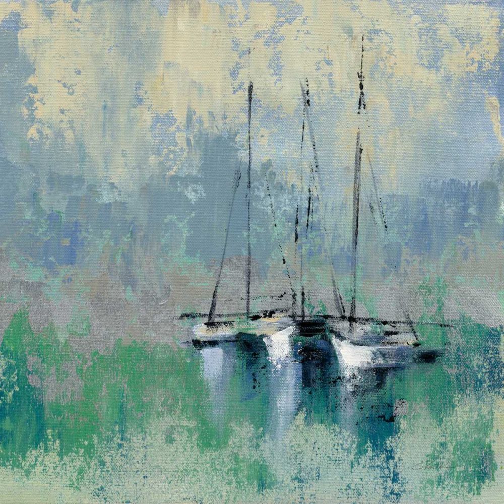Boats in the Harbor II art print by Silvia Vassileva for $57.95 CAD