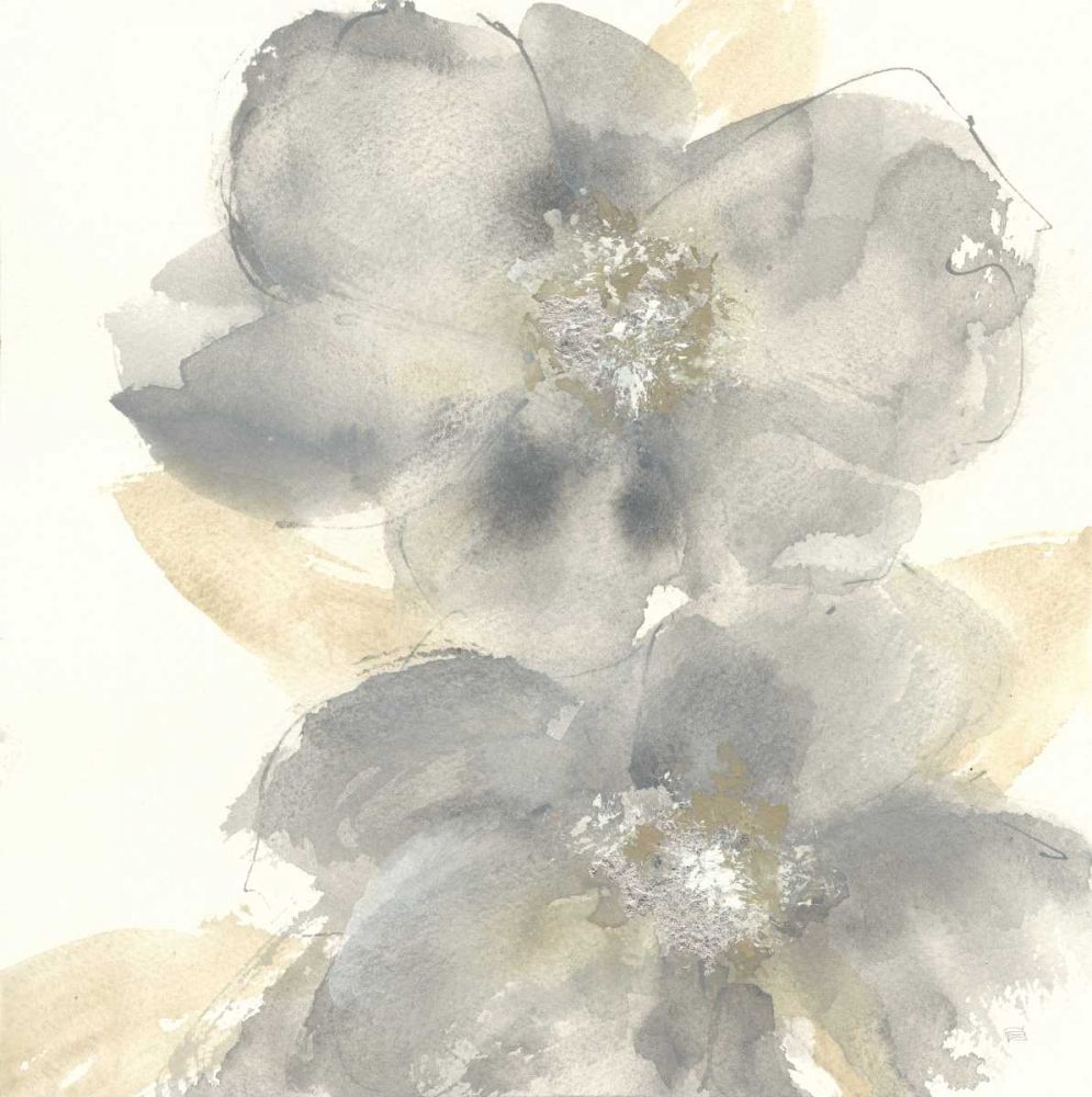 Floral Gray II art print by Chris Paschke for $57.95 CAD