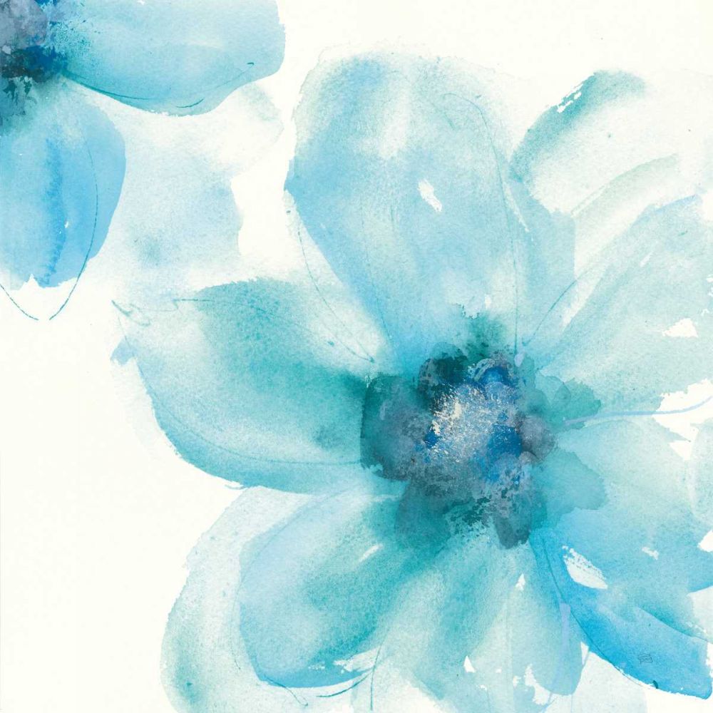 Teal Cosmos I art print by Chris Paschke for $57.95 CAD