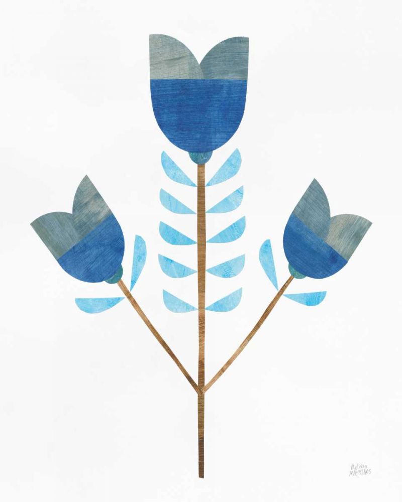 Retro Blooms I art print by Melissa Averinos for $57.95 CAD