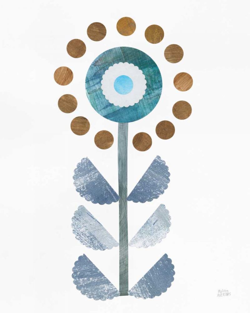 Retro Blooms II art print by Melissa Averinos for $57.95 CAD