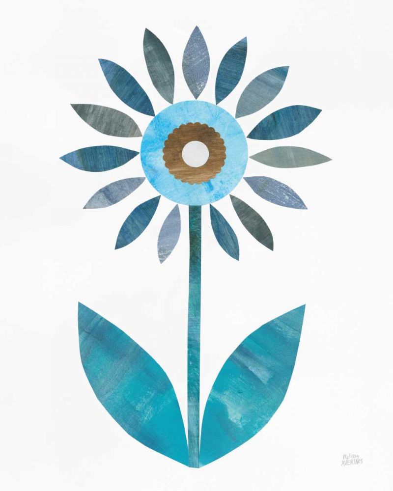 Retro Blooms III art print by Melissa Averinos for $57.95 CAD