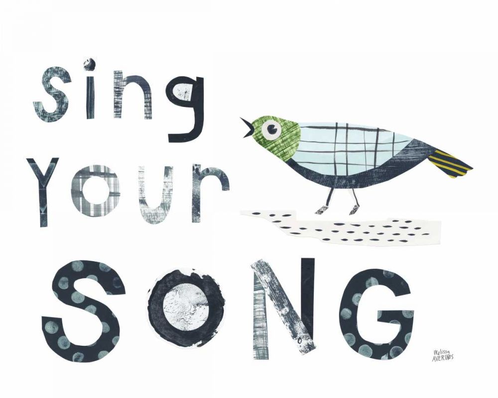 Bird Words III art print by Melissa Averinos for $57.95 CAD