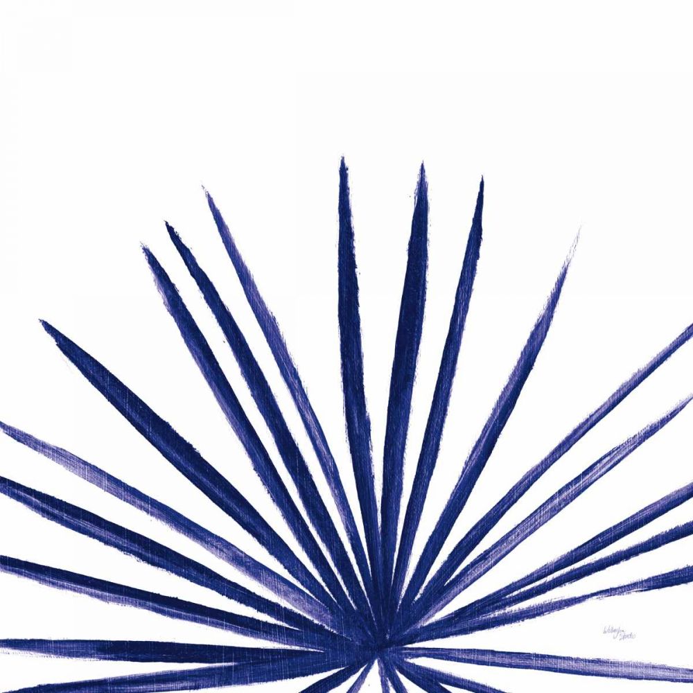Statement Palms III Indigo art print by Wellington Studio for $57.95 CAD