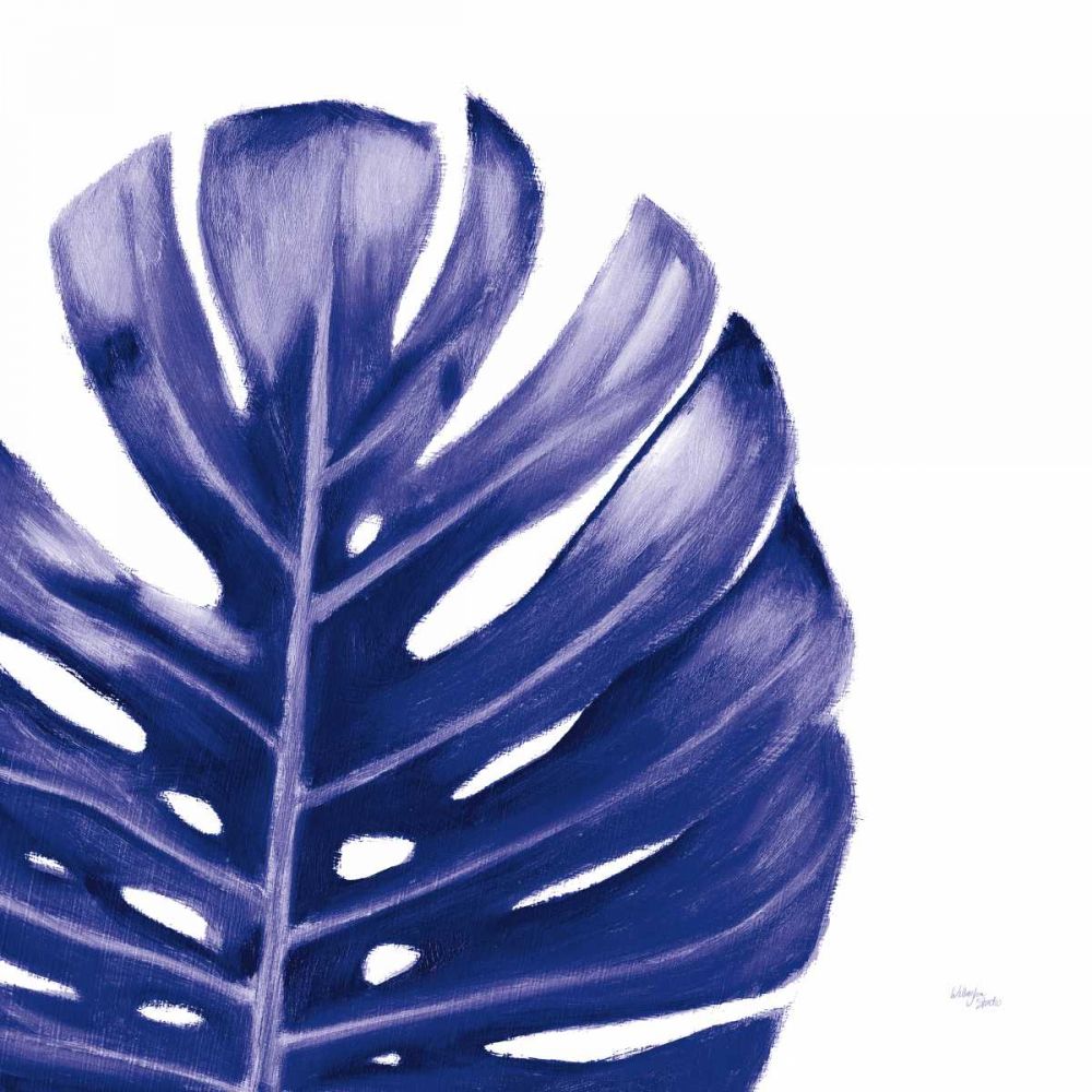 Statement Palms IV Indigo art print by Wellington Studio for $57.95 CAD