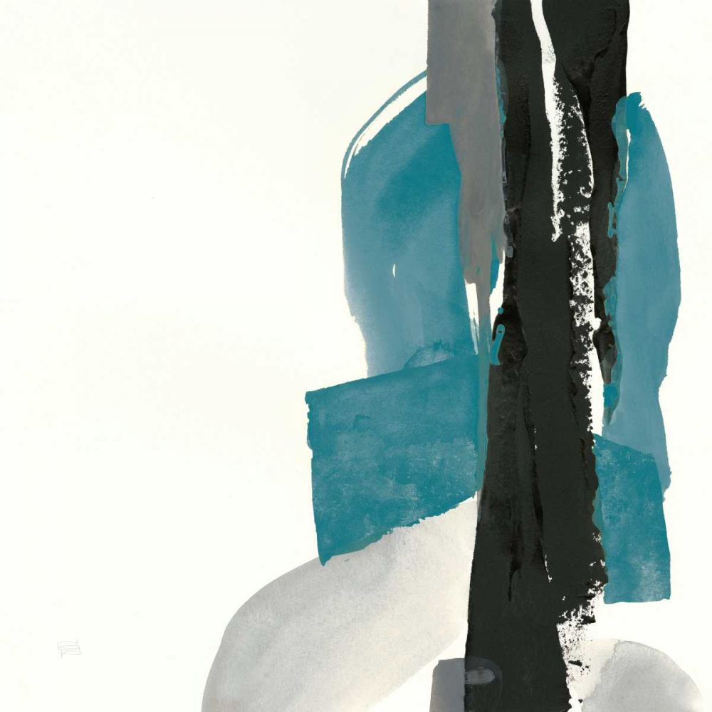 Black and Teal I art print by Chris Paschke for $57.95 CAD